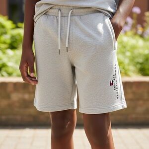 Tommy Hilfiger Men's Teenager Light Gray Athletic Shorts